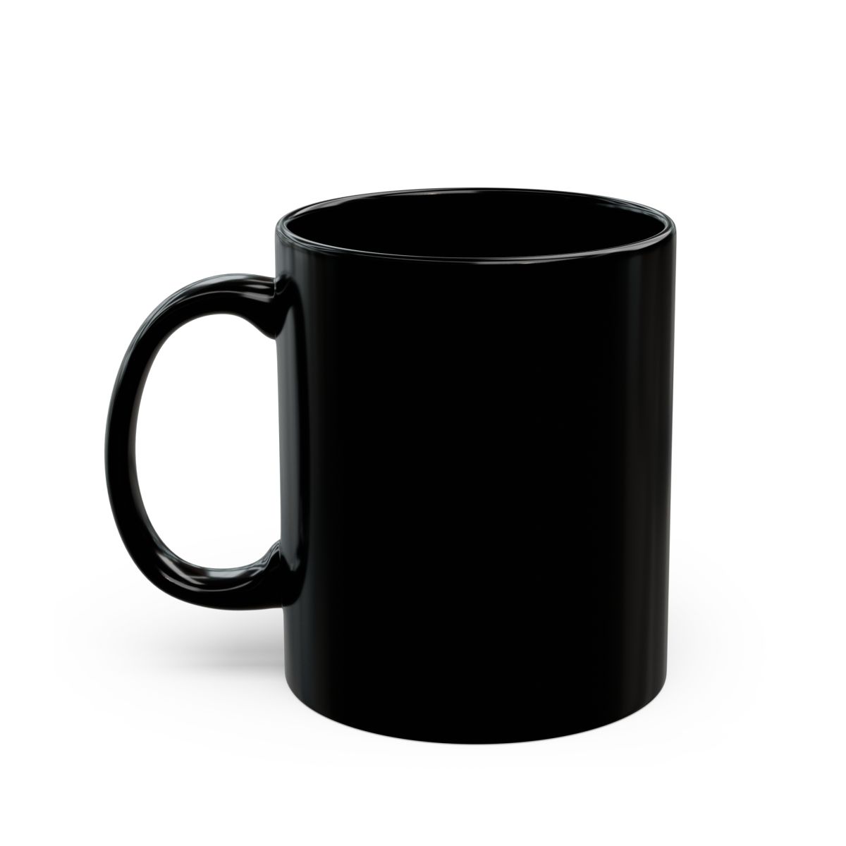 Astronaut Girl Illustration Mug | Black Ceramic Coffee Mug | Konvy Streamer Merch - alternate angle 2, merchandise